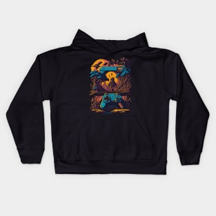 8-Bit Magic - Captivating Retro Video Games Kids Hoodie